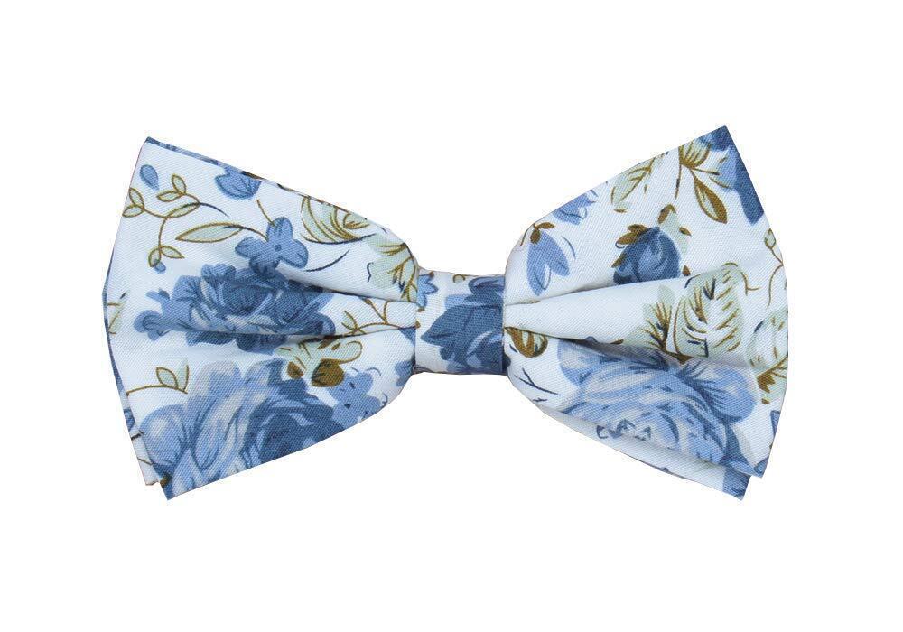 2262 Cotton Bowties Printed Floral Neck Bow Tie